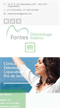 Mobile Screenshot of fontesodontologia.com